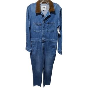 NWT Vintage Modern Lee Union Alls Jumpsuit Coveralls Woman's S Blue Jean Denim